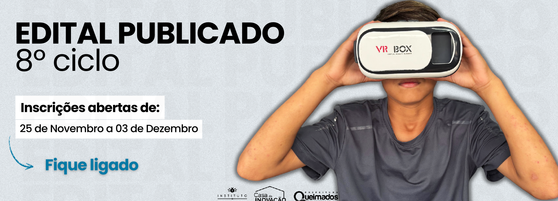 Banner 8º Ciclo da Casa da Inovação