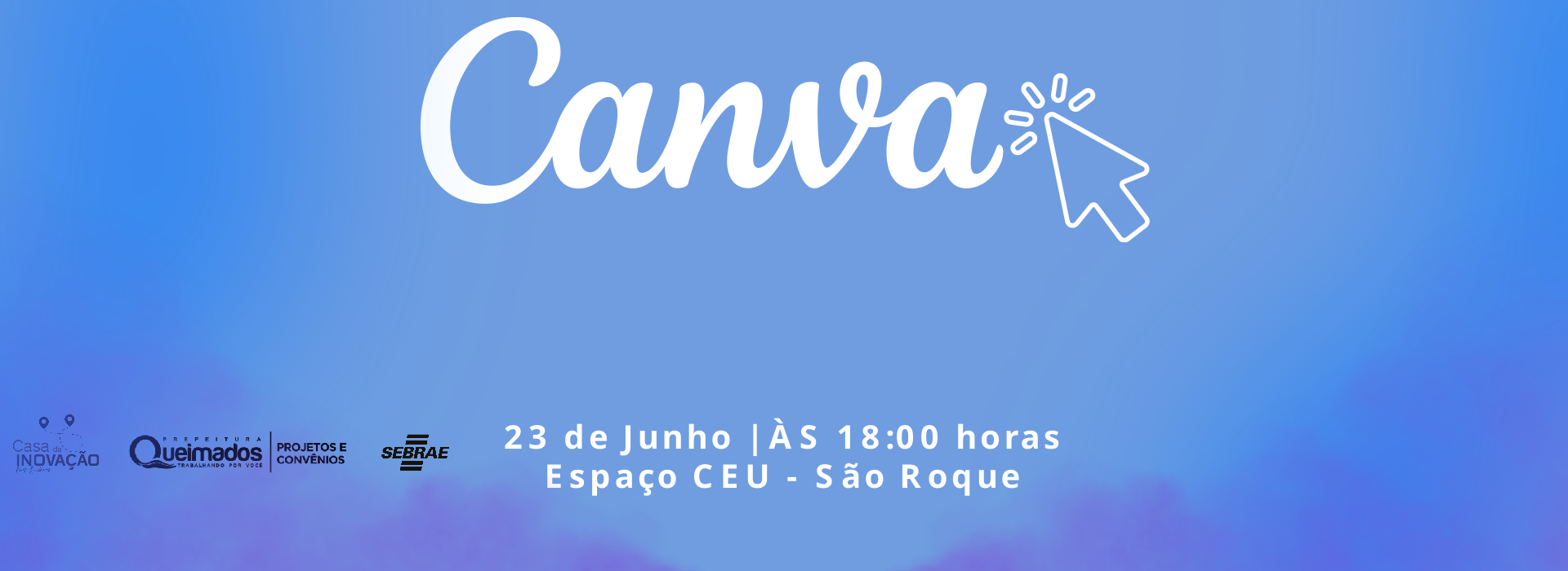 Banner curso canva para negócios